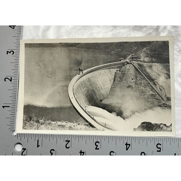 Postcard RPPC Arrowrock Dam Boise ID Idaho c1915 Reservoir Irrigation - Picture 3 of 6